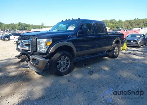 2014 Ford F-250 Lariat z USA, uszkodzony, nr VIN 1FT7W2BT3EEA13190